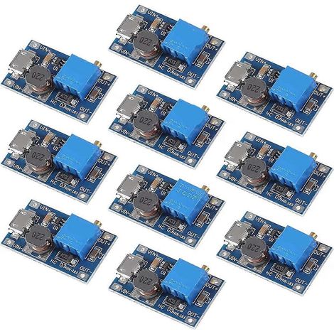 10 einstellbare Micro-USB-Spannungsverstärkermodule
