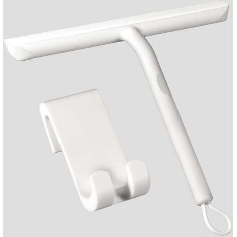 Raclette Douche - Lame Silicone 21 cm - Pour Porte Verre Salle De Bain Vitre Voiture Miroir - 1 Pièce (1/4)