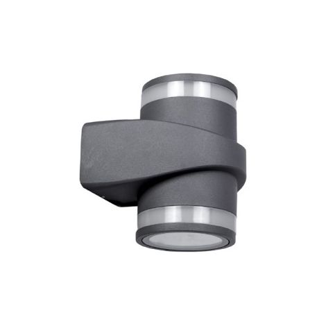 Applique Aluminium 2x7w à Double émission Corps Gris 4000k Xc-9288 (1/5)