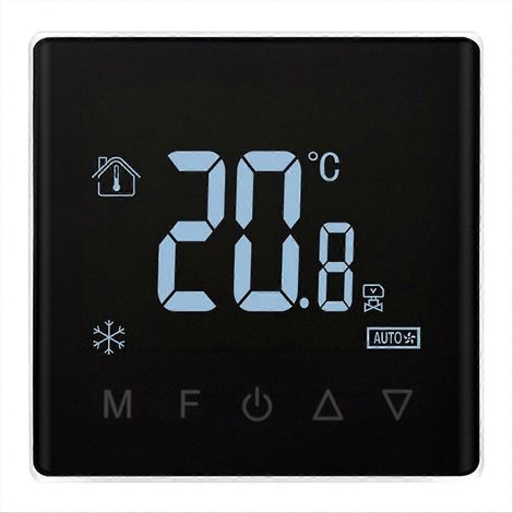 Tuya Zigbee WiFi Smart-Thermostat, Temperaturregler für vernetzte Haushalte, kompatibel mit Klimaanlage und Fußbodenheizung, weiß. (1/5)