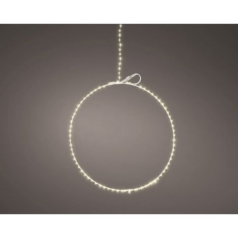 Kaemingk Metall Kreis beleuchtet 165 Lichter Ø 58 cm Lichterkette (1/2)