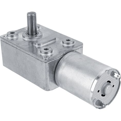 Motorreductor de CC de 12 V y 2 RPM, motor de engranajes helicoidales reversible de alta tensión.