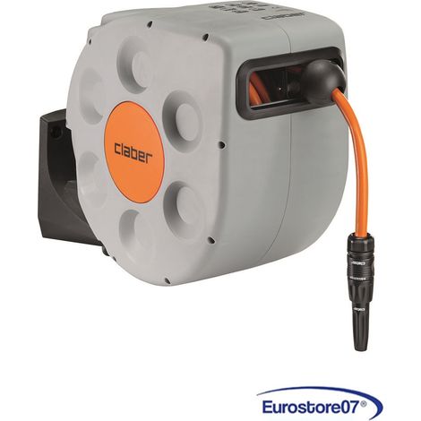 CLABER  8696 AVVOLGITUBO AUTOMATICO A PARETE ROTOROLL EVO  mt.20 - cm.49x26,5x38