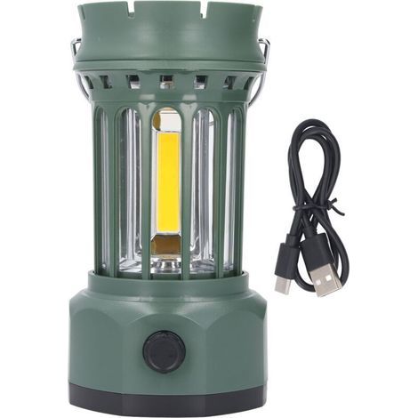 [JAMAIS UTILISÉ] Lanterne de camping solaire professionnelle vintage, lampes de camping rechargeables et étanches, lampes de tente suspendues pour camping en plein air, (1/4)
