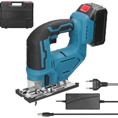 Beyamis Scie sauteuse sans fil 21V - Coupe bois métal avec biseau ±45° réglage orbital (1/4)