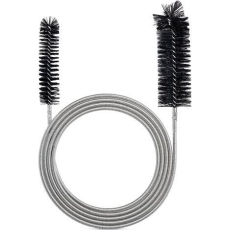 Brosse de nettoyage flexible pour tube d'alimentation,Outil de nettoyage de tuyau,Noir(2M) (1/4)