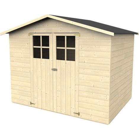 Caseta de madera - Lodum. 12 mm. 242 x 182 cm. 4.42 m²