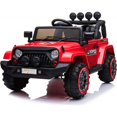 Macchina Elettrica per Bambini Fuoristrada Adventure 12V con Telecomando Rosso (1/5)