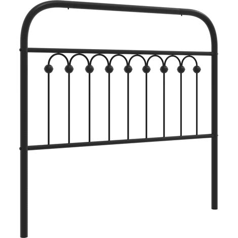 Maison Exclusive - Cabecero de repuesto de metal negro 100 cm