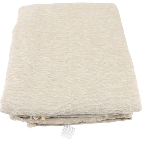 Copridivano reversibile in ciniglia con bordo a pompon, antiscivolo, spesso e morbido, ideale per cani, tinta unita beige, 180 x 300 cm / 70,9 x 118 pollici. (Adatto per un piccolo divano a 3 posti) (1/2)