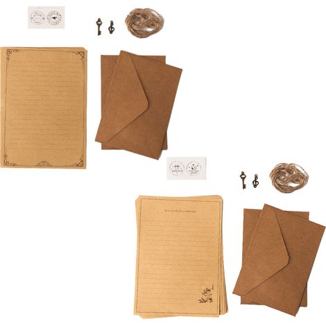 Papier Vieilli - Enveloppe Vieillie - Pour Lettres Anciennes Et Décoration Intérieure - Lot De 50 Pièces (1/5)