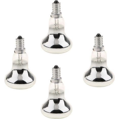 Lot de 4 ampoules spot R50 Ses E14 40W avec réflecteur pour éclairage intérieur et extérieur (1/5)