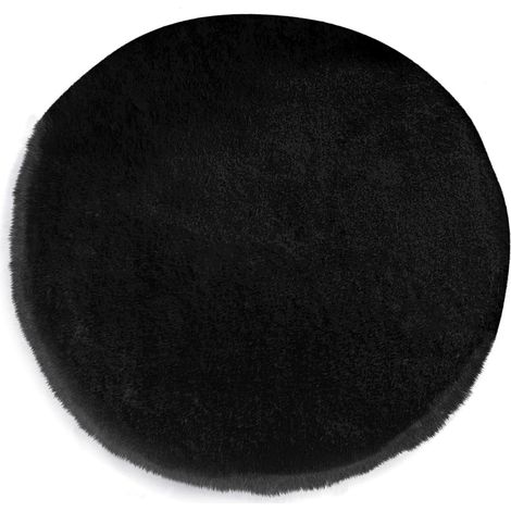 CSPARKV Fluffy Faux Fur Rug Rabbit Fur Short Pile Shaggy Carpet for Living Room or Bedroom Bedside Rug (1/4)