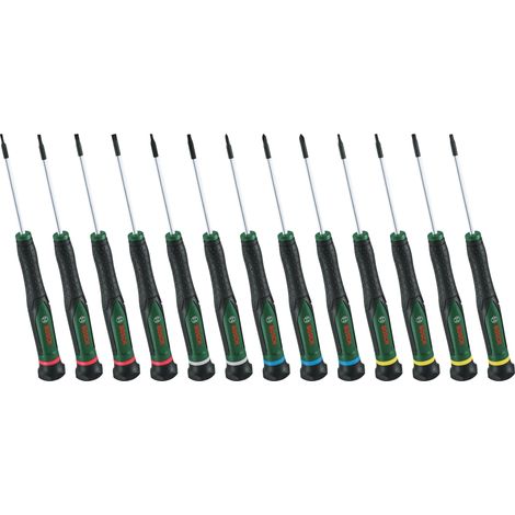 Bosch Hand Tools Precision Screwdriver Set 13-Piece 1600A02Z9N (1/5)