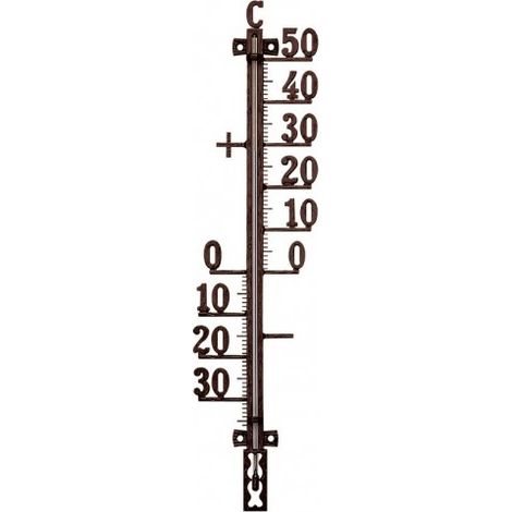 TERMOMETRO EXTER. METAL ANTIGUO 27,5 CM - EHLIS