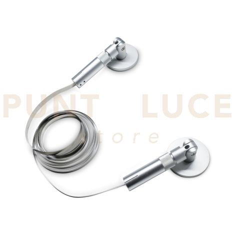 Ideal Lux Faretto Sistema Lineare Serie TESI 1 luce Acciaio Metallo
