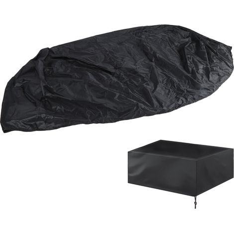 Housse de billard Oxford 210D imperméable et anti-poussière (225 x 116 x 82 cm) pour extérieur. (1/5)