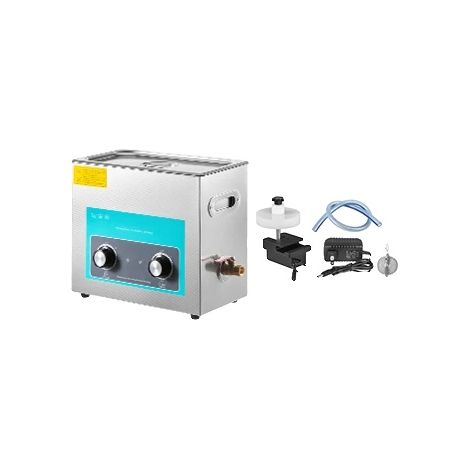 Limpiador de discos ultrasónico, capacidad de 6 litros, tecnología de limpieza profunda, 6L, enchufe europeo de 220V-240V (1/2)