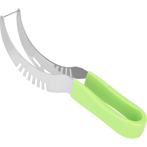 Coupe-pastèque en acier inoxydable - Ustensile de cuisine pour fruits (1/4)