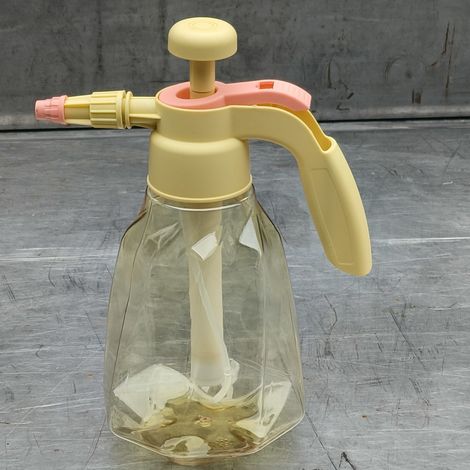Pulvérisateur à Pression 1,5L Résistant aux Acides et Alcalins – Vaporisateur Mousse pour Jardin, Désinfection et Lavage Automobile 1 Pièce, Jaune (1/4)