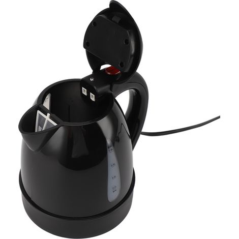 Bouilloire électrique portable 250W pour voiture avec allume-cigare, 24V camion, chauffe eau thé café, arrêt automatique, 1000ml noir (1/5)