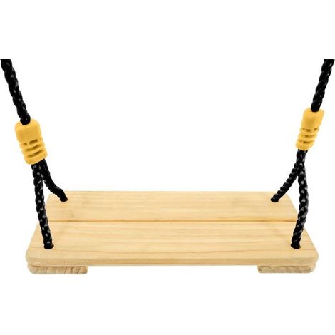 Balançoire - TP TOYS - Bois corde noire - H 300-350 cm