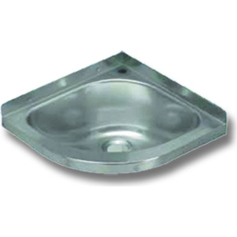Lavabo antivandalo angolare inox (1/3)