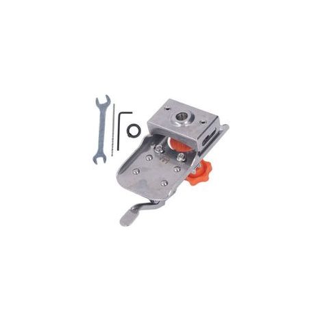 Bohrschablone für Scharnierlöcher, einstellbarer Kantenabstand von 3 bis 7 mm, Schnellspannvorrichtung, präzise Positionierung, 35-mm-Bohrführung (1/4)