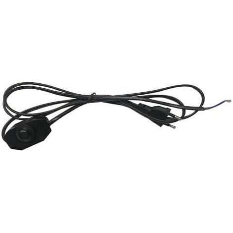 Cable alimentacion con regulador intensidad tipo C 1.8 M Negro (1/3)