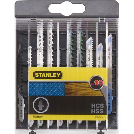 LAMA PER SEGHETTO ALTERNATIVO SET MISTO HCS (5 pz) + HSS (5 pz) - cassetta  - STANLEY