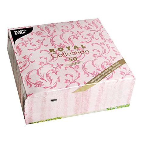 Papstar Tovaglioli, Tessuto, Fucsia, 7.8 x 20 x 20 cm, 50 unità (1/3)