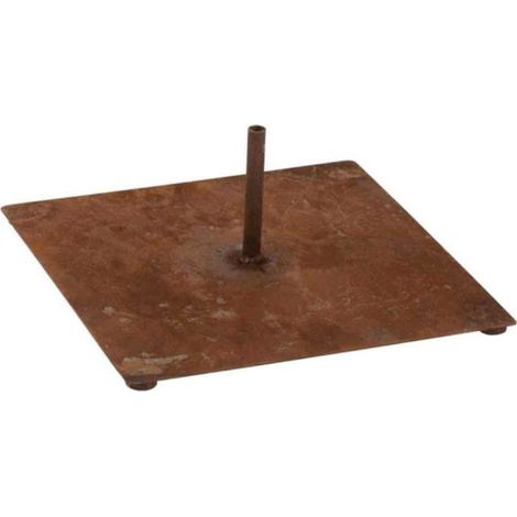 Pied pour Parasol en Métal "Shiva" 30cm Rouille