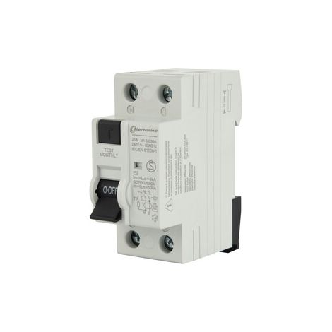 INTERRUTTORE DIFFERENZIALE 30MA 25A 6KA TIPO AC Q.TA 2