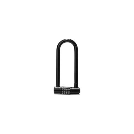 Antivol Velo Code à 4 Chiffres - 18.5 cm avec Longue Anse - Antivol Vélo Étanche avec Code Réinitialisable - Antivol Trotinette Electrique, Portails, VTT, Sport, École, Hangar et Casiers  - Crezuo