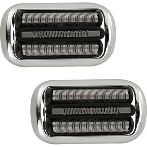 Ersatzscherkopf 32S mit Scherfolie und Klinge. Kompatibel mit Braun Series 3 Rasierern (3000s, 3010s, 3040s, 3050cc, 3070cc, 3080s, 3090cc) (2 Stück 32S) (1/4)