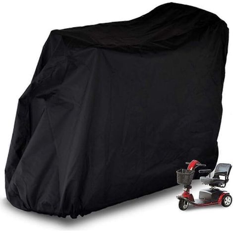 Funda resistente para scooter de movilidad, 120 x 90 x 50 cm, impermeable, 420D (1/4)