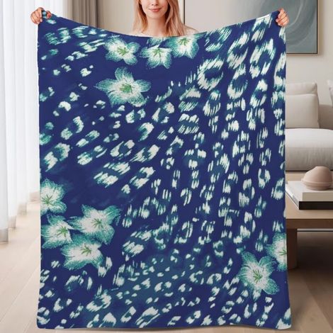 Couverture de lit douce, chaude et légère, polaire microfibre,6080 pouces (1/4)