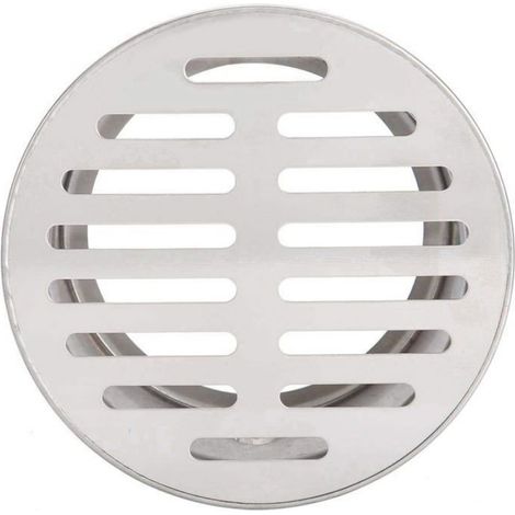 Siphon De Sol - Acier Inoxydable - Pour Balcon Jardin Extérieur - Anti-Colmatage - Diamètre 110 mm - Réglable - 1 Pièce (1/4)