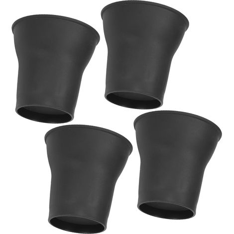 pour canapé lit robustes en plastique noir de 15 cm 6 pouces (1/5)