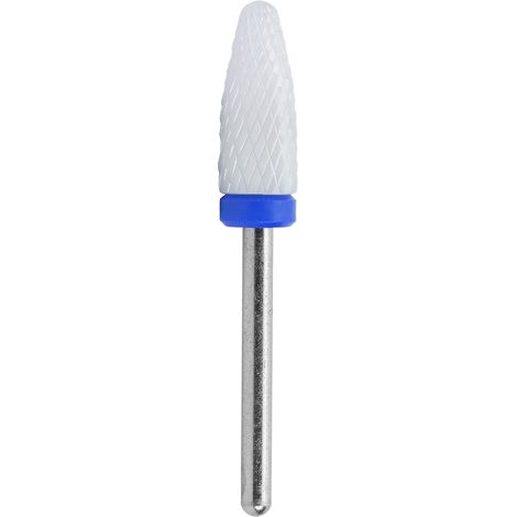 Embout de perceuse à ongles, forme de tête de maïs, accessoire pour meuleuse électrique, léger, portable (Bote bleue M de moyen) (1/5)