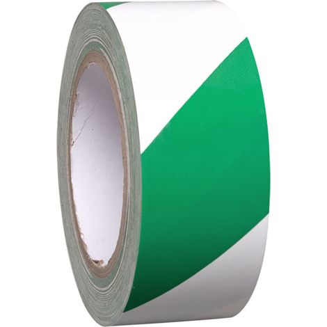 Moravia Bodenmarkierungsband PROline-tape grün/weiss selbstklebend 75 mm x 33 m (1/2)