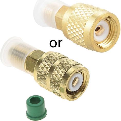 Nouveaux raccords adaptateurs en laiton R410a, filetage mâle 1/4" vers filetage femelle 5/16", pour tuyau de charge vers pompe (1/5)