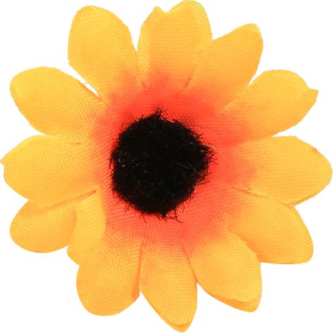 Künstlicher Sonnenblumenkopf, Daisy Cerbera, für Hochzeits- und Partydekorationen, gelbes Set, künstliche Sonnenblume, Eventdekoration, Packung (1/5)