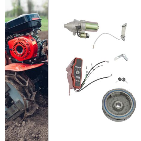 Kit de démarrage électrique, compatible avec Honda GX340 et GX390, comprend un moteur de démarrage (1/2)