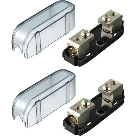 Mini-ANL-Sicherungshalter, Midi-Sicherungshalter-Teile, XU, Kfz-Inline-Sicherungshalter für Fahrzeuge und Boote (2 Stück) - KZQ