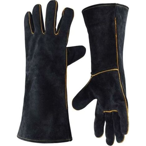 High temperature resistant welding gloves, labor protection, gardening gloves (1/5)