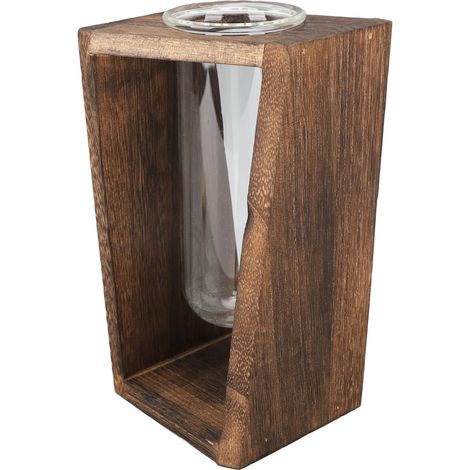 Terrarium en verre à tubes à essai, multifonctionnel et innovant, fait main, pour plantes hydroponiques et barbecue au charbon de bois (1/5)