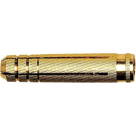 Cheville en laiton MS 5x18 pour vis à pas métriques/Boite de 100