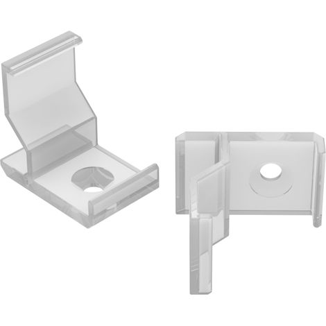 AL12-GLC1-TR-MB: Soporte transparente para perfiles de clips transparentes GLC1