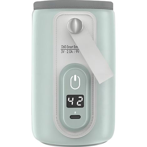 Bottle Warmer - USB Portable Baby Bottle Warmer - For Car Travel And Home Use - 42℃ Auto Insulation - Fits Bottles 6.5-7 cm Diameter - 1 Piece (1/5)